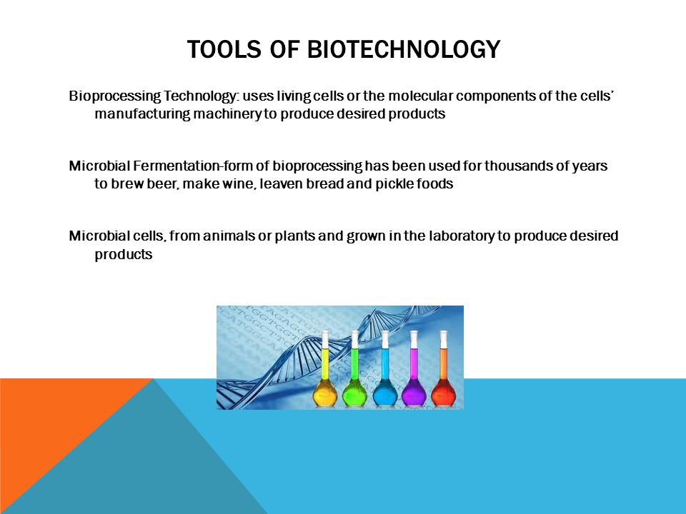 Tools of biotechnology