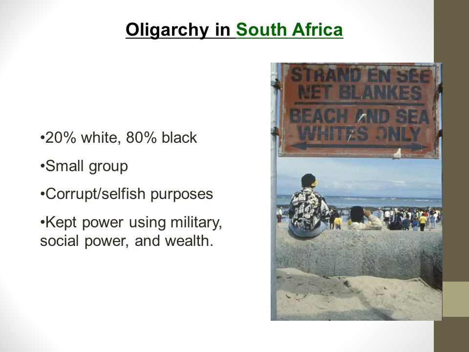 Oligarchy in South Africa