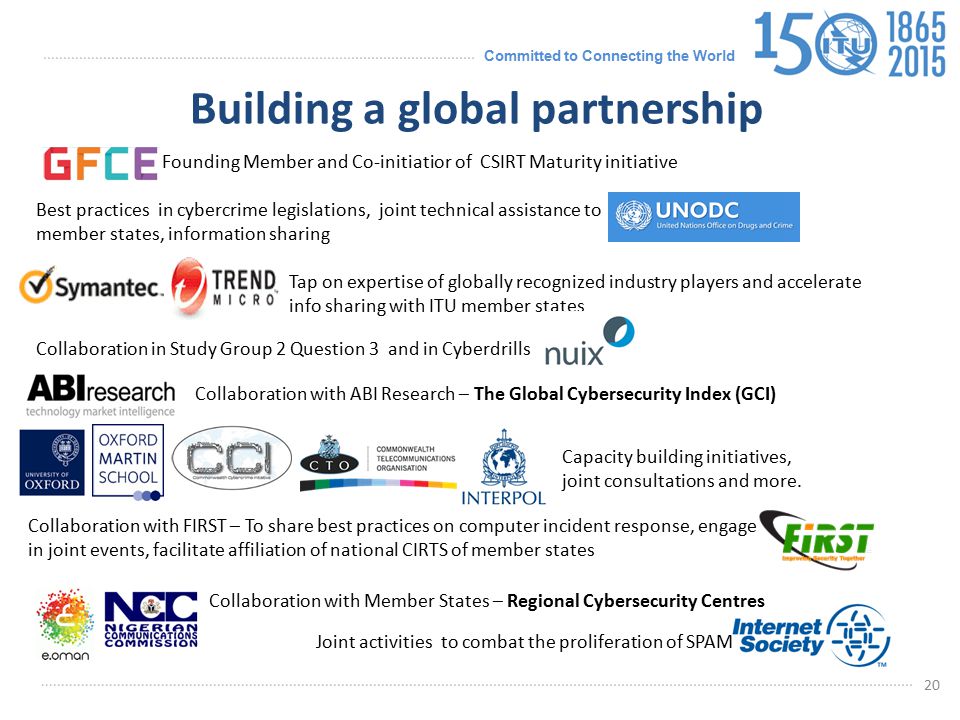 Building a global partnership