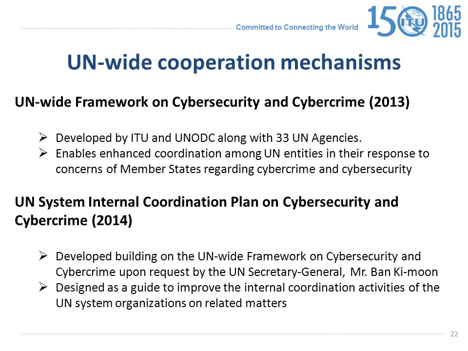 UN-wide cooperation mechanisms