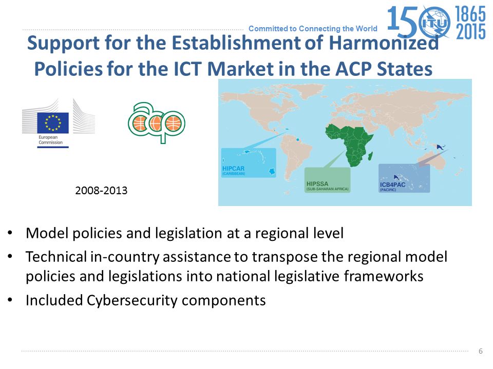 Support for the Establishment of Harmonized Policies for the ICT Market in the ACP States