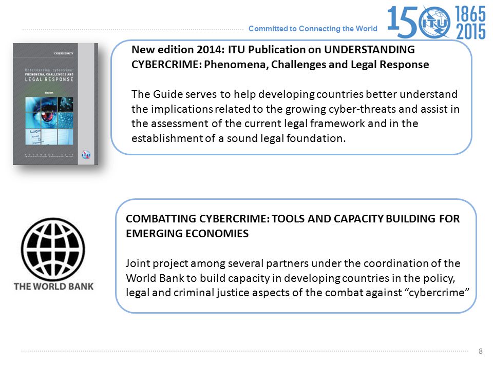 New edition 2014: ITU Publication on UNDERSTANDING CYBERCRIME: Phenomena, Challenges and Legal Response