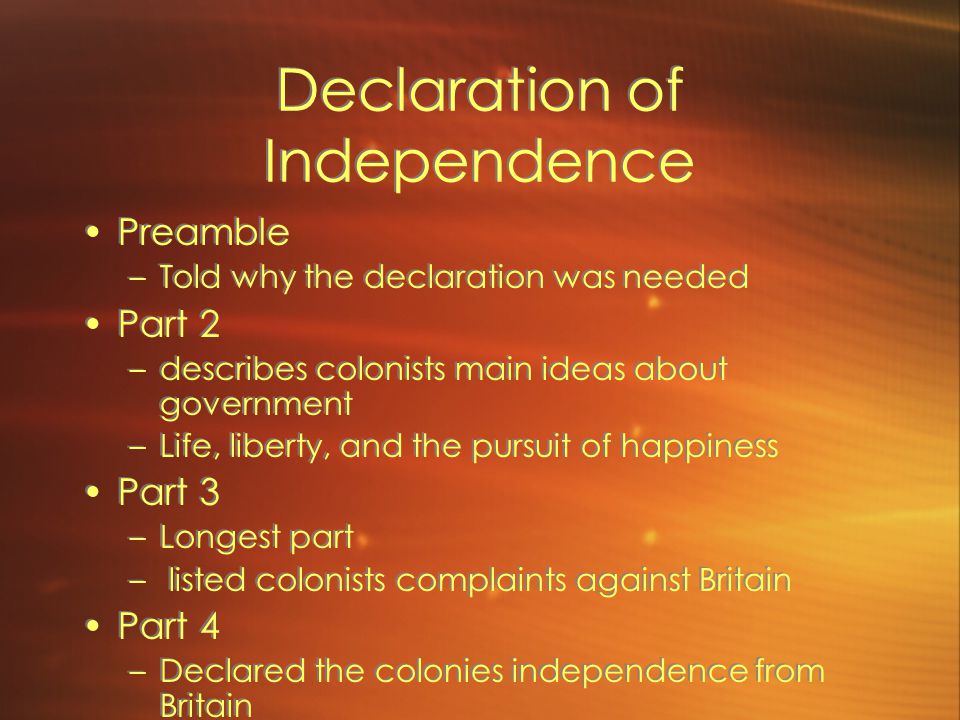 Declaration of Independence