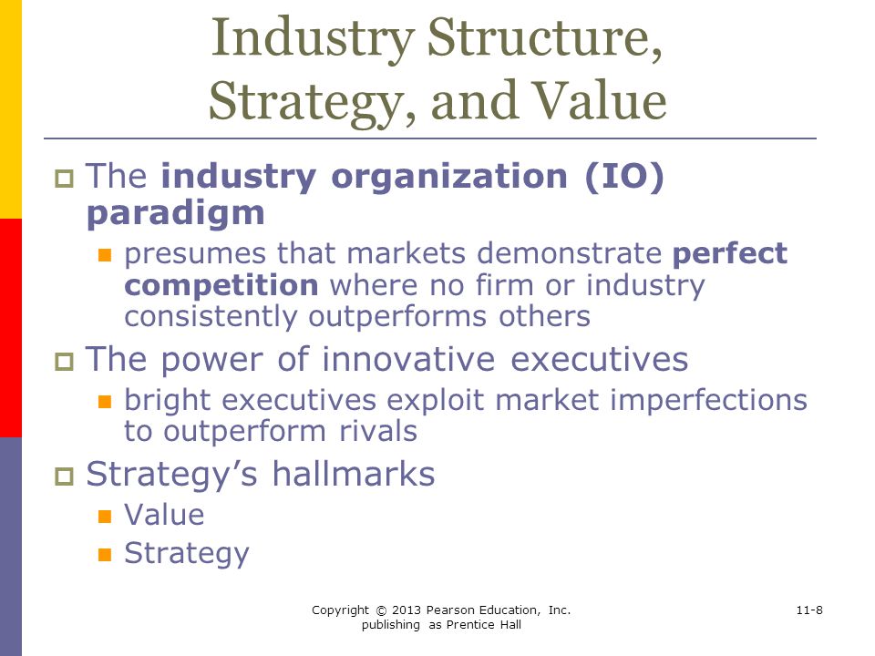 Industry Structure, Strategy, and Value