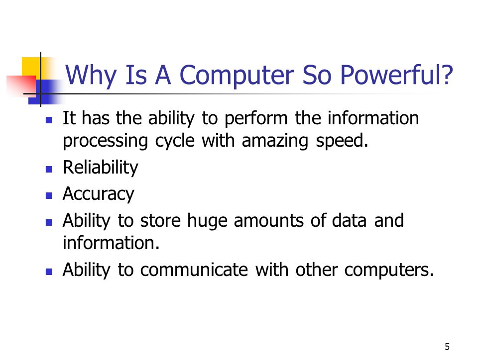 Why Is A Computer So Powerful