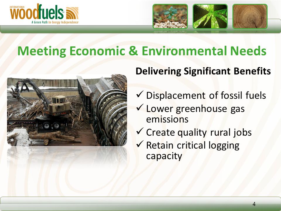Meeting Economic & Environmental Needs