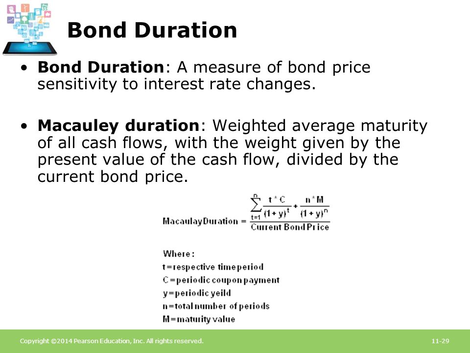 Bond Duration Bond Duration: A measure of bond price sensitivity to interest rate changes.