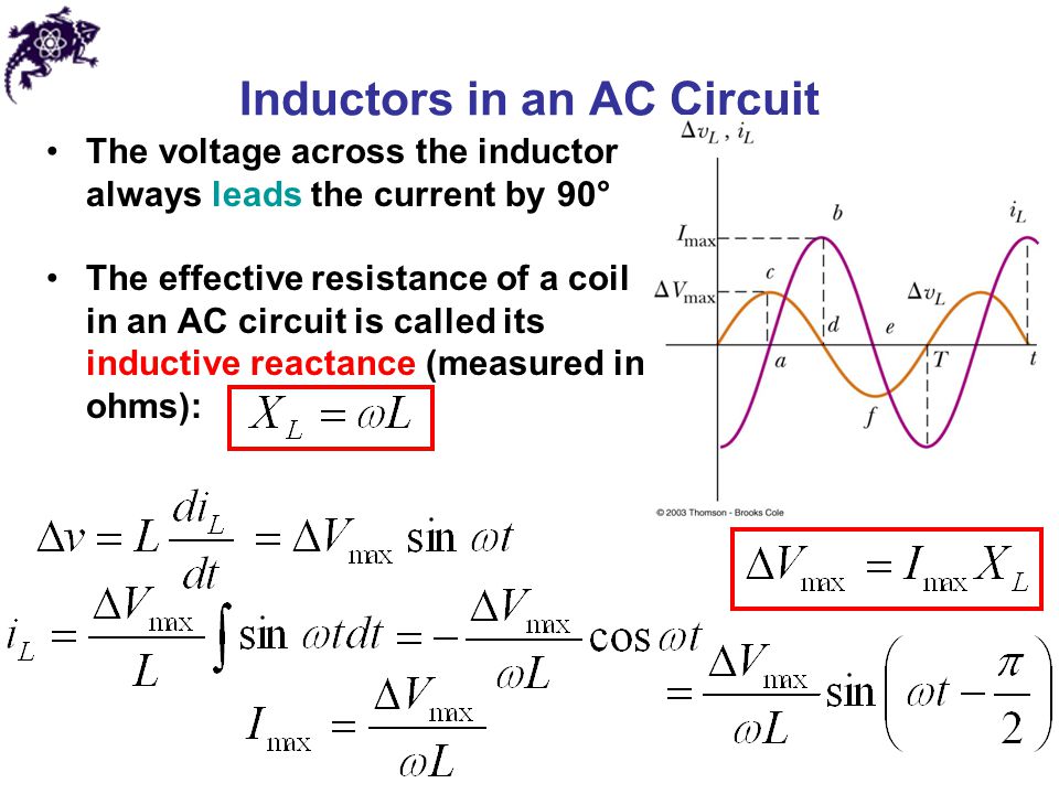 Inductors in an AC Circuit