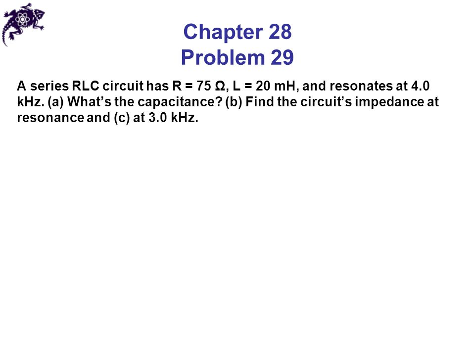 Chapter 28 Problem 29