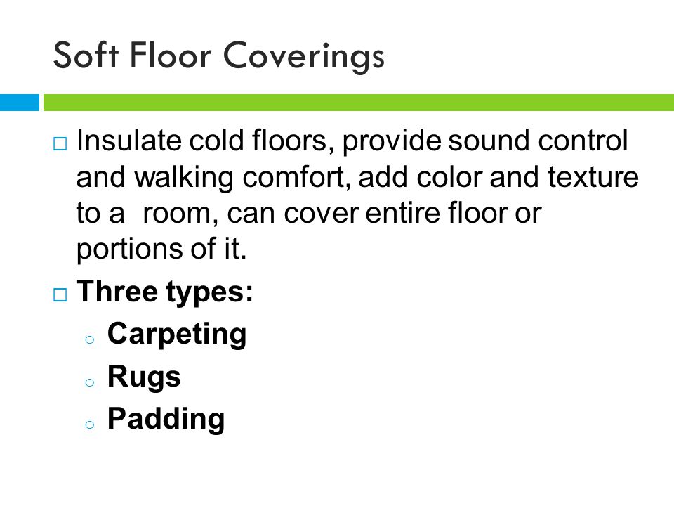 Soft Floor Coverings
