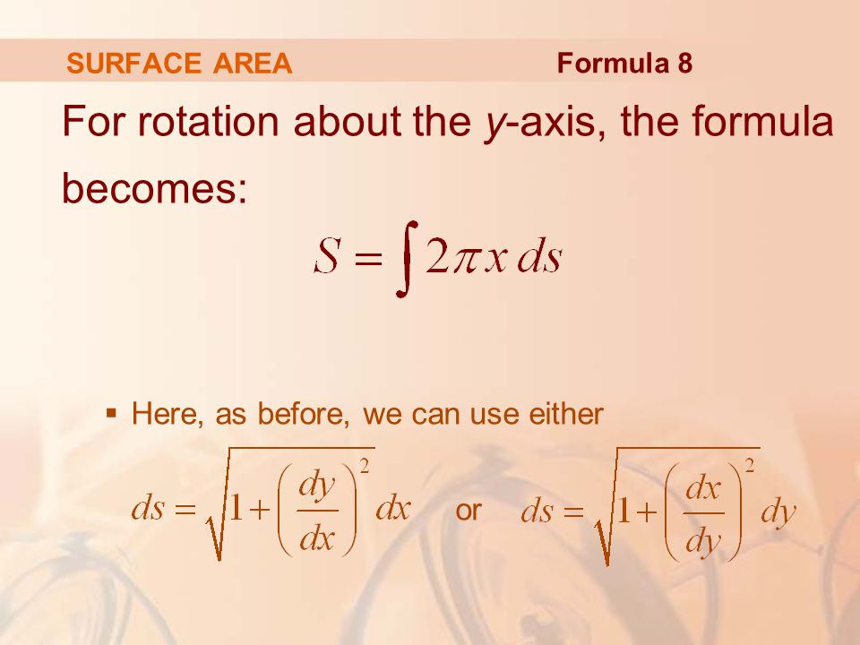 For rotation about the y-axis, the formula becomes: