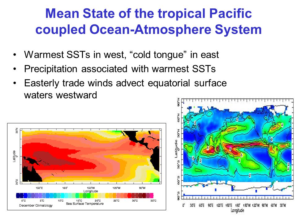 Mean State of the tropical Pacific coupled Ocean-Atmosphere System