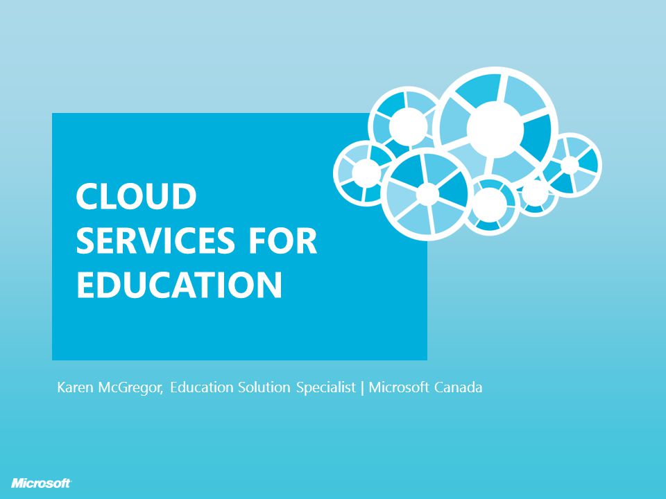 Cloud Services for Education