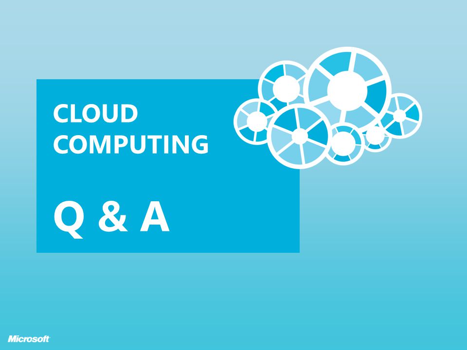 Cloud Computing Q & A