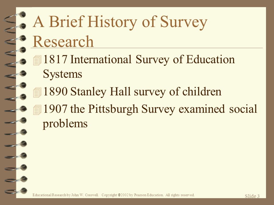 A Brief History of Survey Research