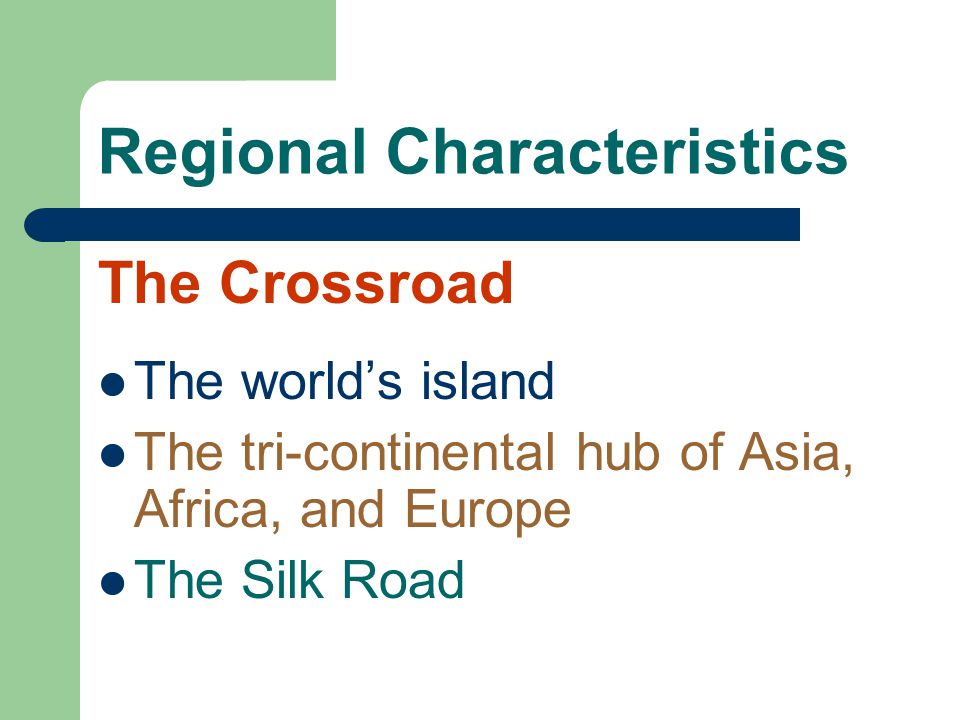 Regional Characteristics