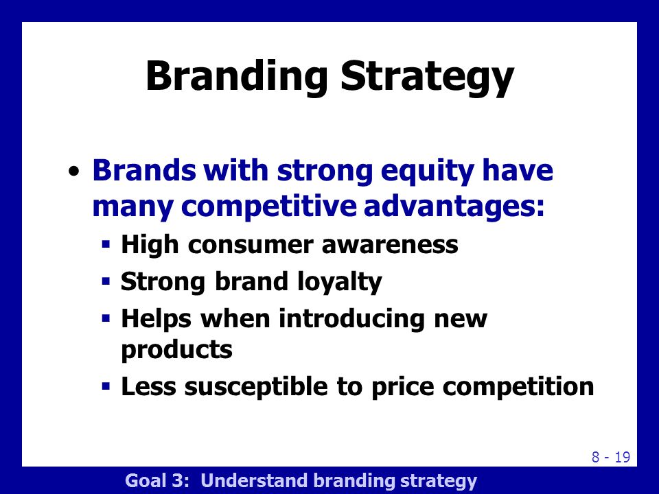 Brand Strategy Key Decisions Three levels of positioning: