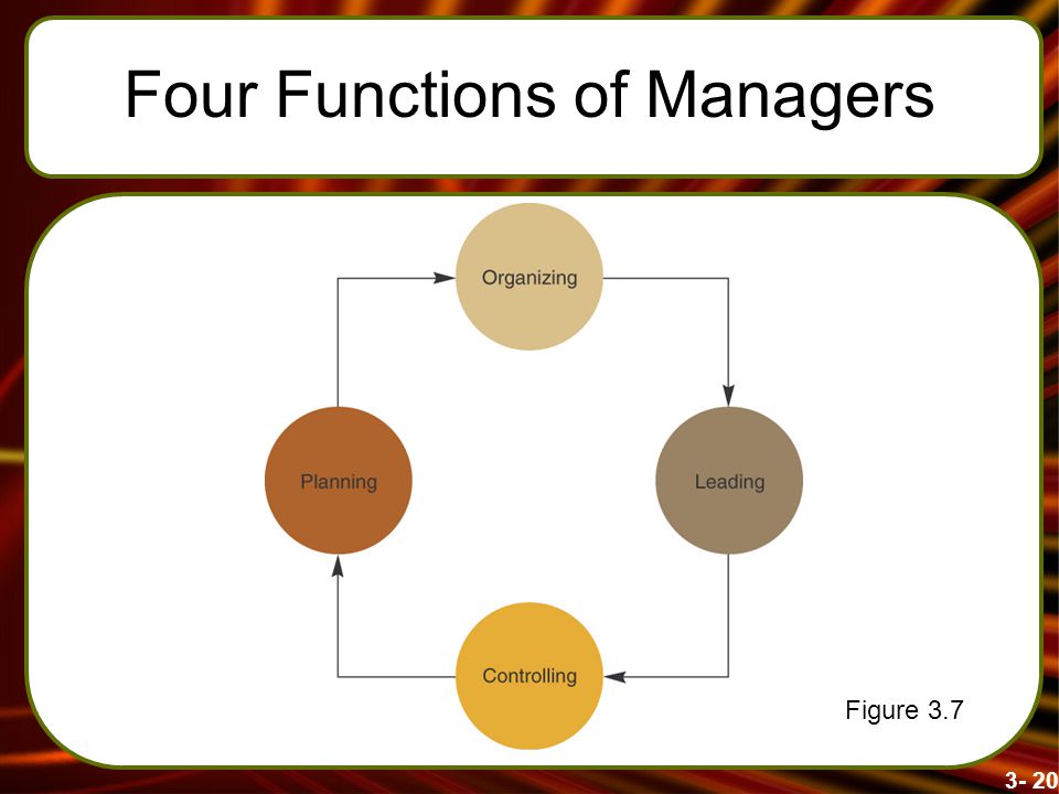 Four Functions of Managers