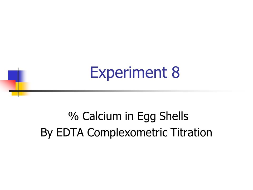 complexometric titration with edta lab report
