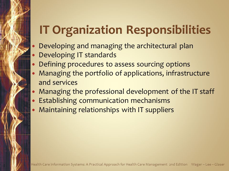 IT Organization Responsibilities