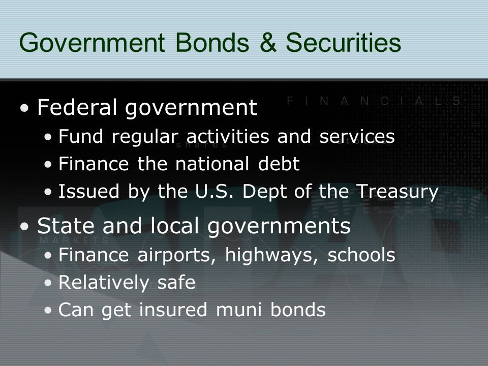 Government Bonds & Securities