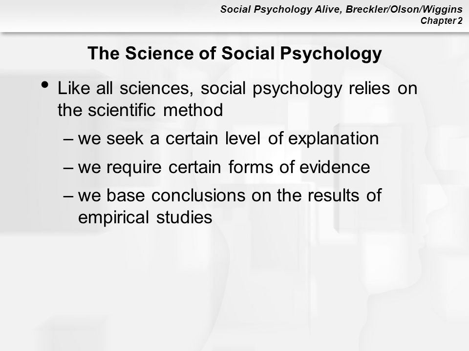 The Science of Social Psychology