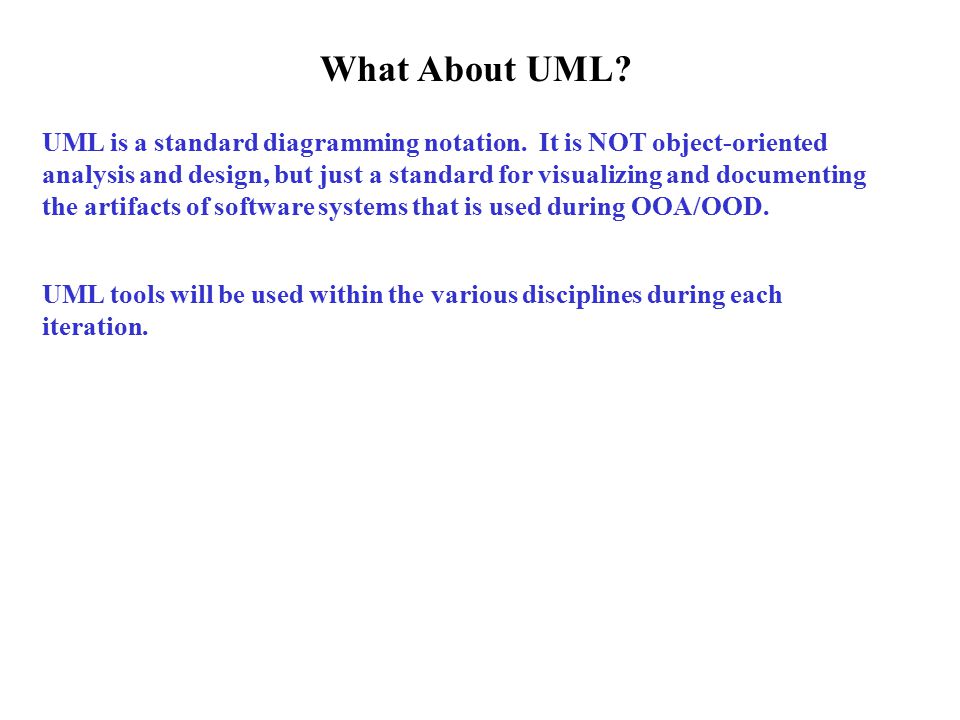 What About UML