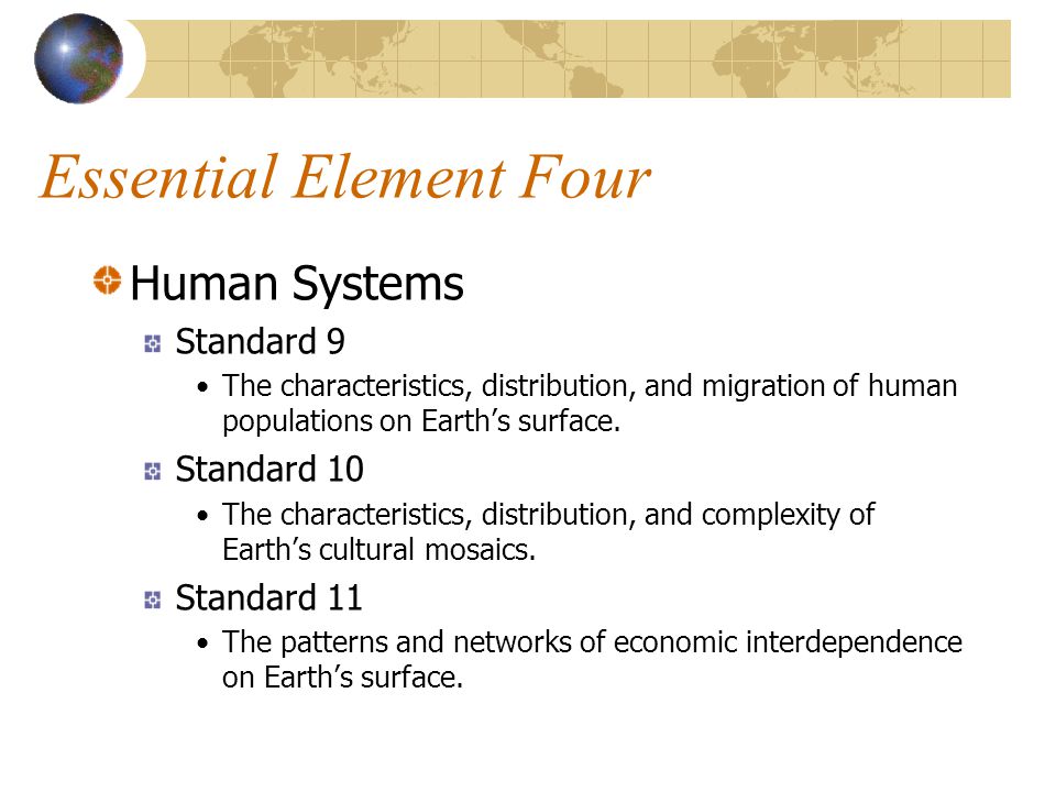 Essential Element Four