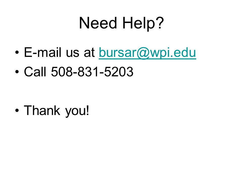 Need Help  us at Call Thank you!