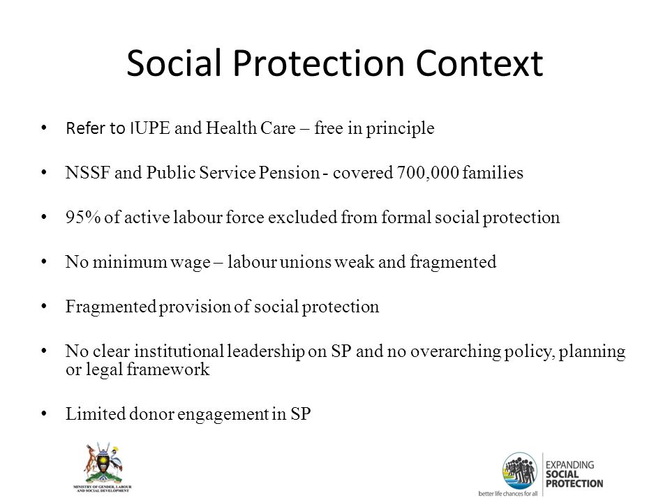 Social Protection Context