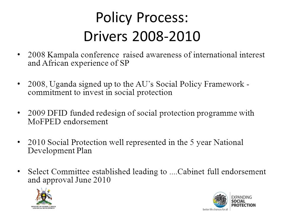 Policy Process: Drivers