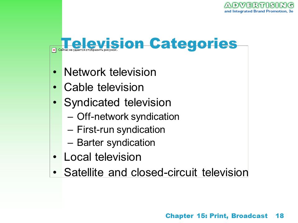 Television Categories