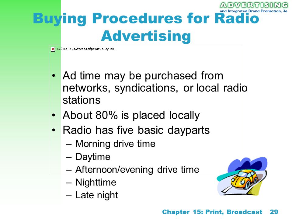 Buying Procedures for Radio Advertising