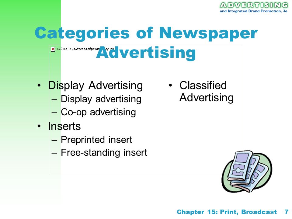 Categories of Newspaper Advertising