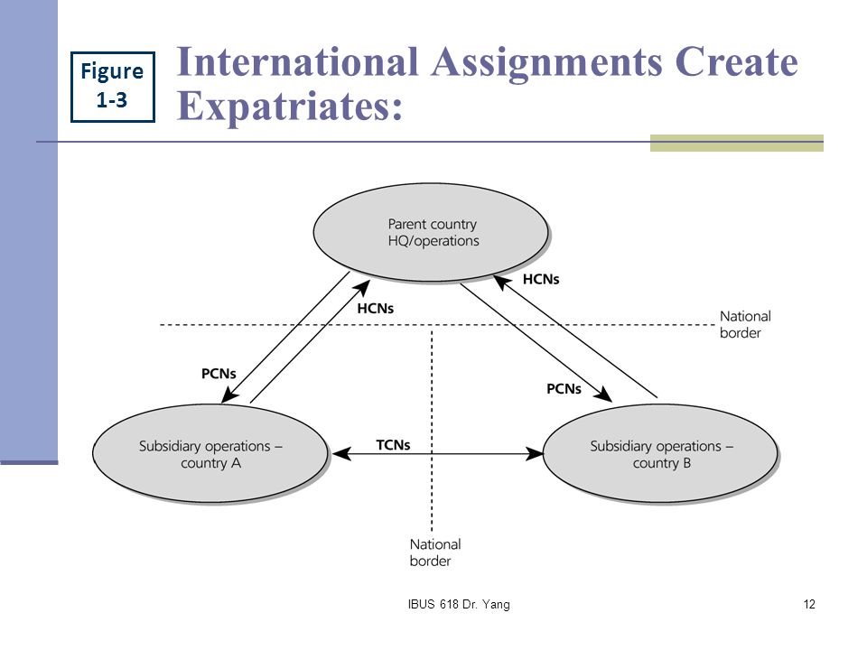 International Assignments Create Expatriates: