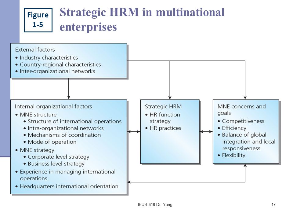 Strategic HRM in multinational enterprises