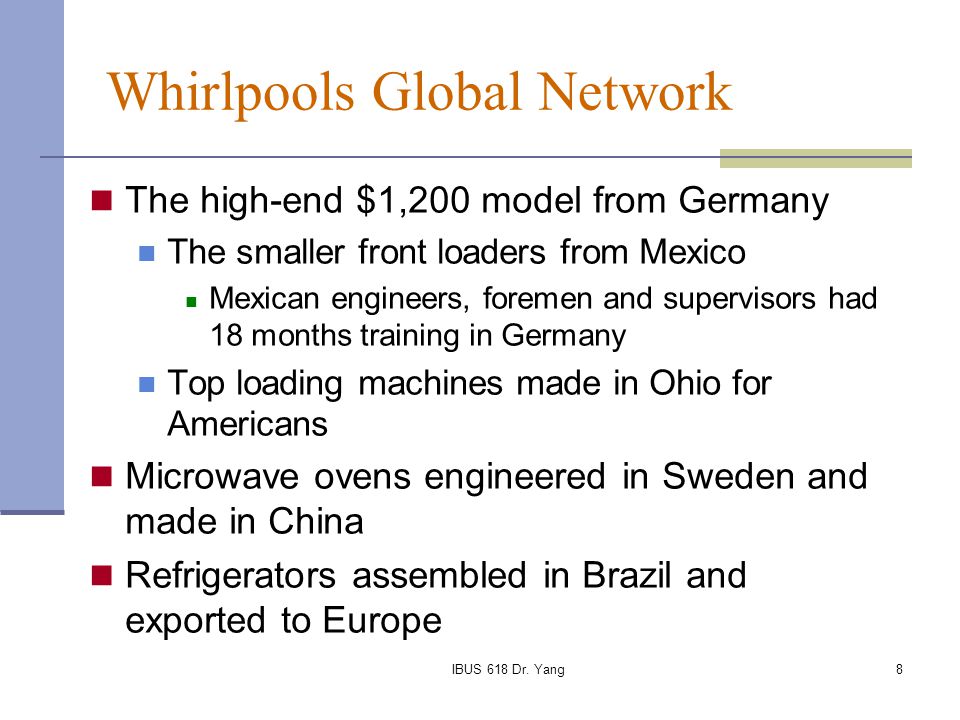 Whirlpools Global Network
