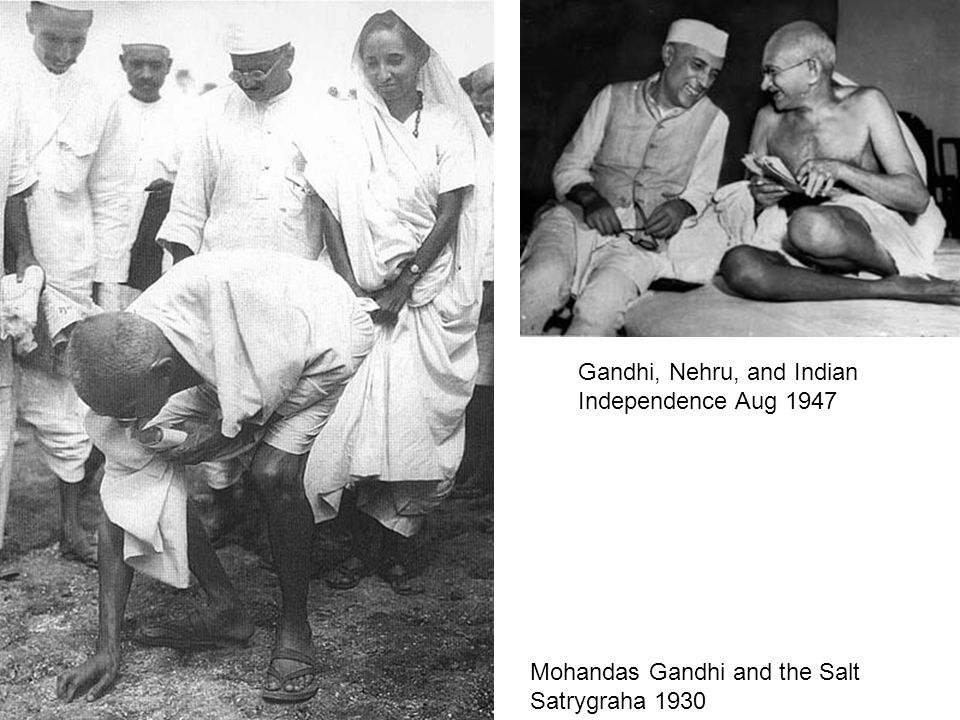 Gandhi, Nehru, and Indian Independence Aug 1947