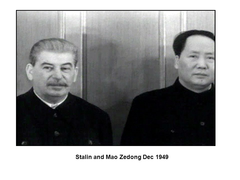 Stalin and Mao Zedong Dec 1949
