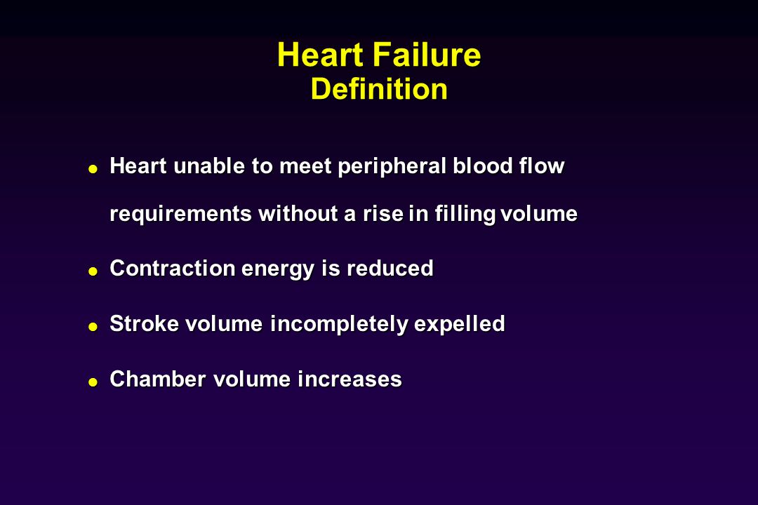 Heart Failure Definition