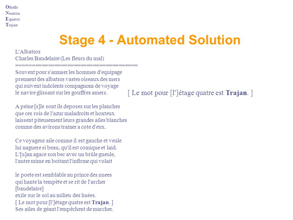 Stage 4 - Automated Solution