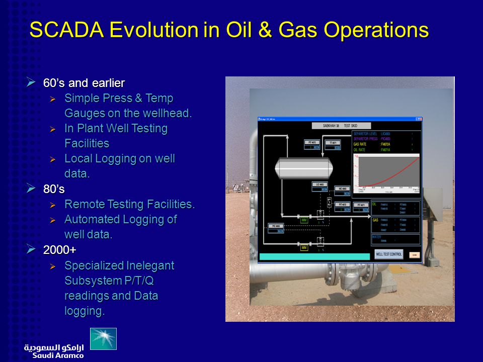 SCADA Evolution in Oil & Gas Operations