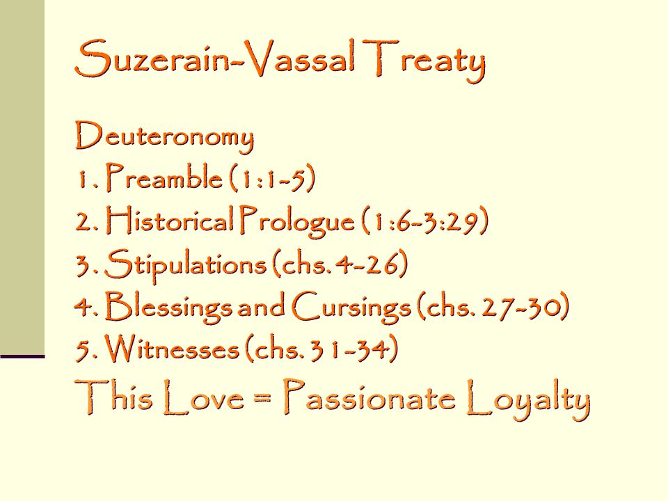 Suzerain-Vassal Treaty