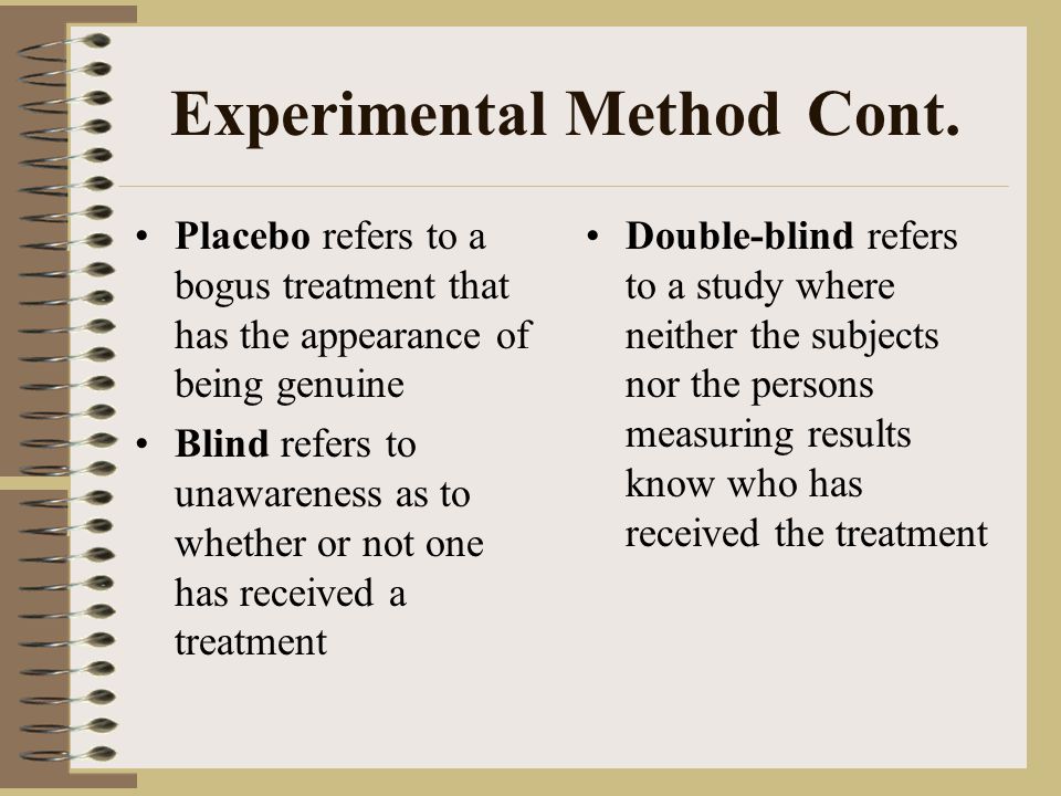 Experimental Method Cont.