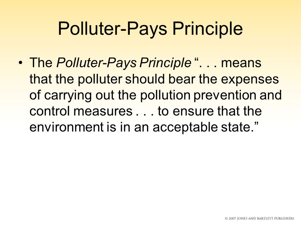 Polluter-Pays Principle