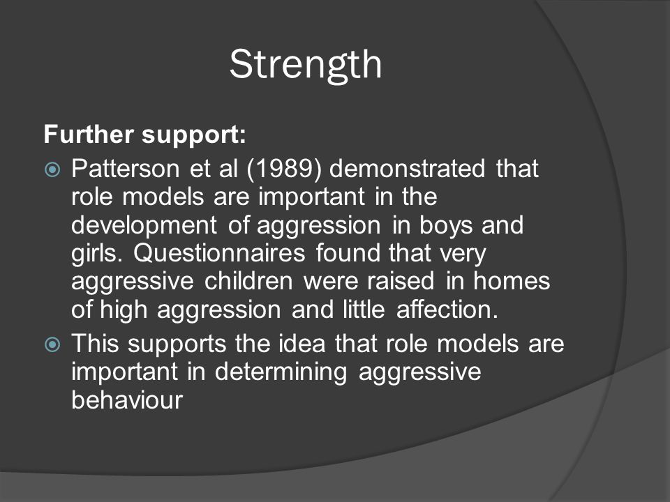 Strength Further support: