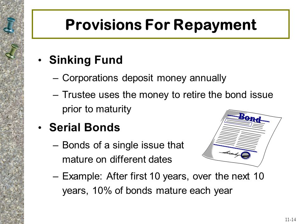 Provisions For Repayment