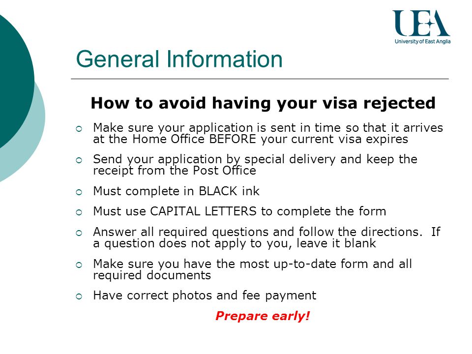 How to avoid having your visa rejected