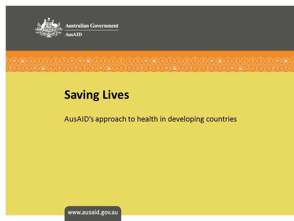 AusAID’s approach to health in developing countries