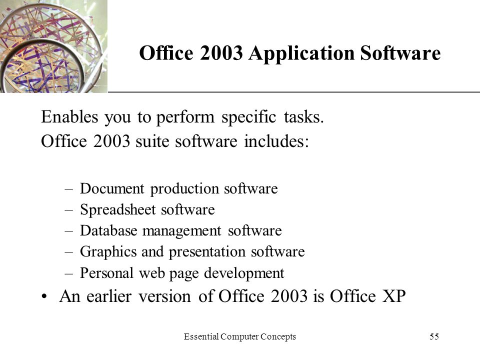 Office 2003 Application Software